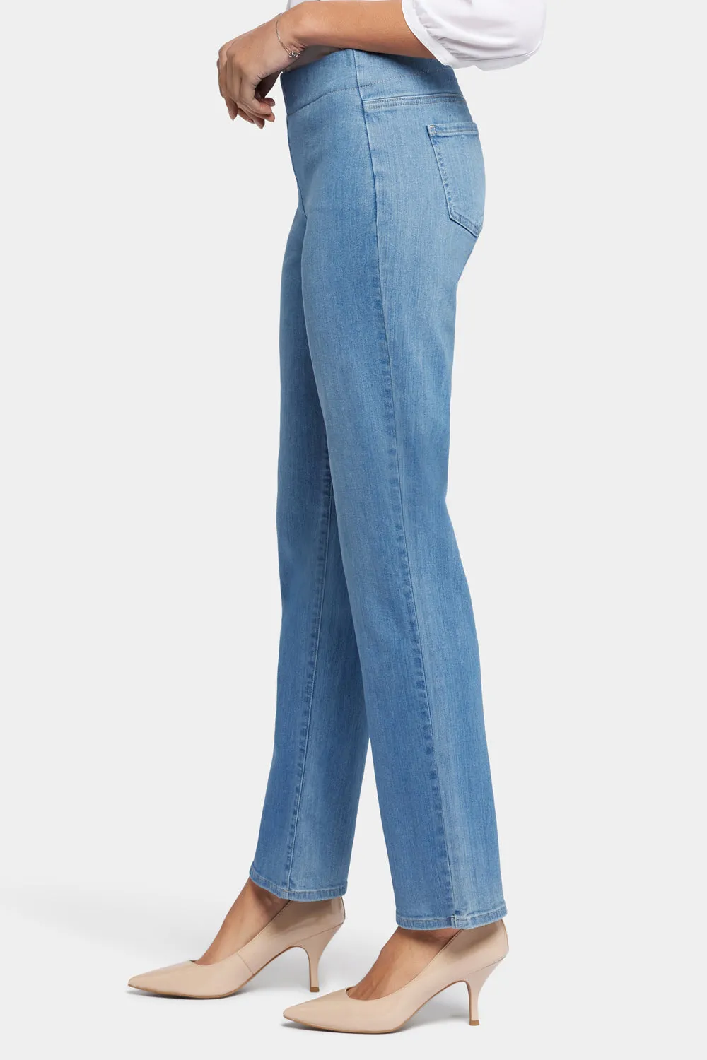 Bailey Relaxed Straight Pull-On Jeans - Nottinghill sold by NYDJ product image thumbnail 3