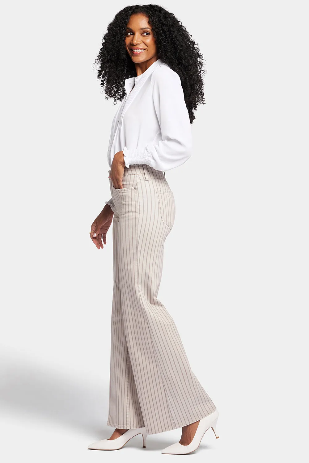 Mia Palazzo Jeans - Coastal Sands Stripe sold by NYDJ product image thumbnail 5