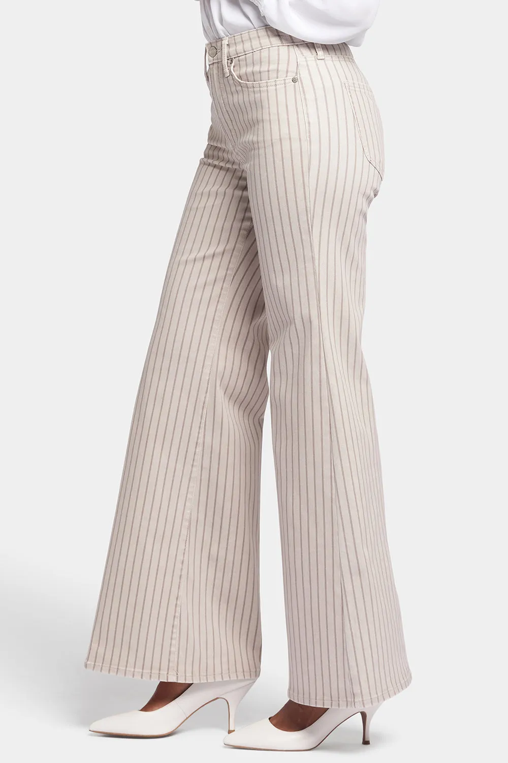Mia Palazzo Jeans - Coastal Sands Stripe sold by NYDJ product image thumbnail 3