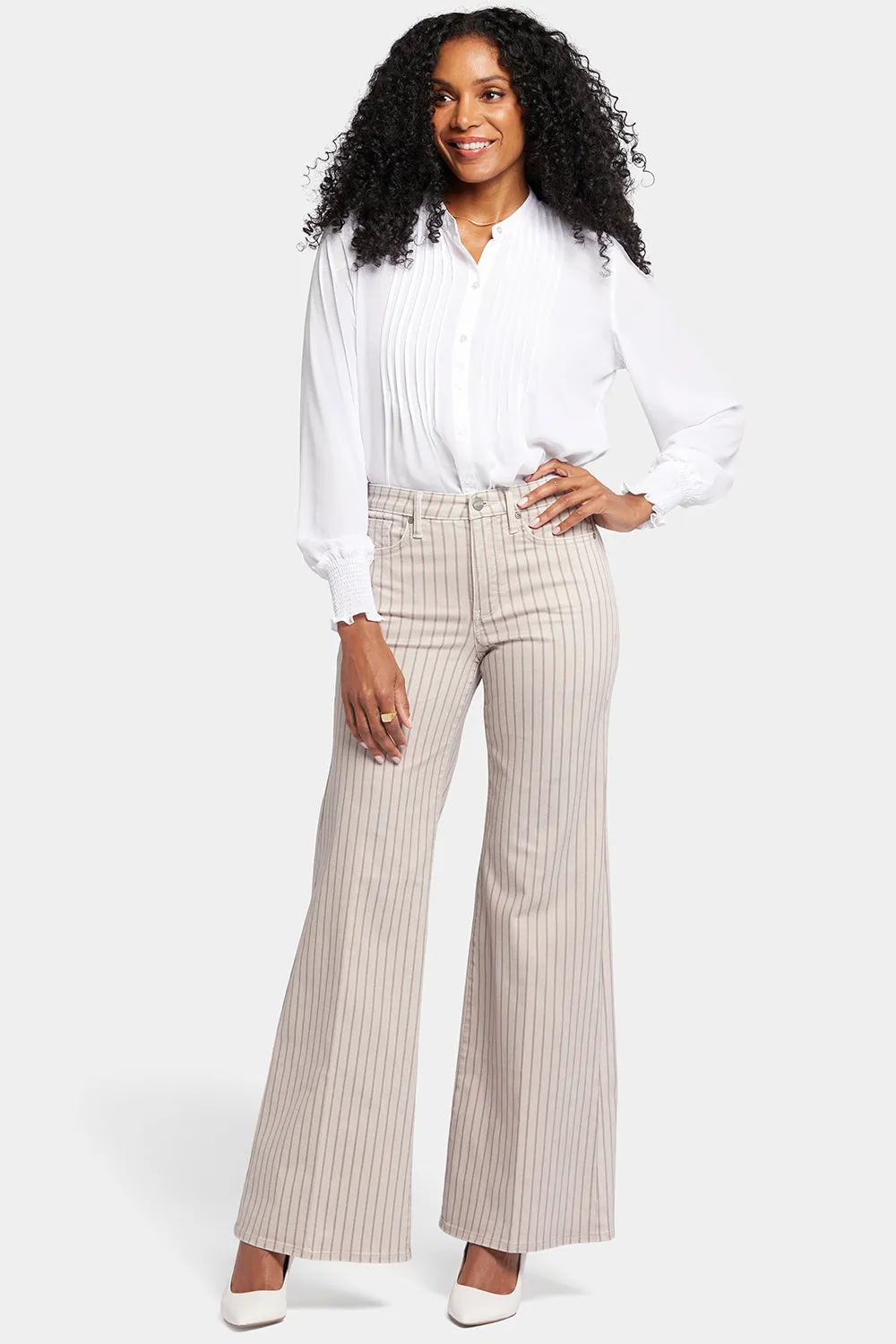 Mia Palazzo Jeans - Coastal Sands Stripe sold by NYDJ product image thumbnail 4