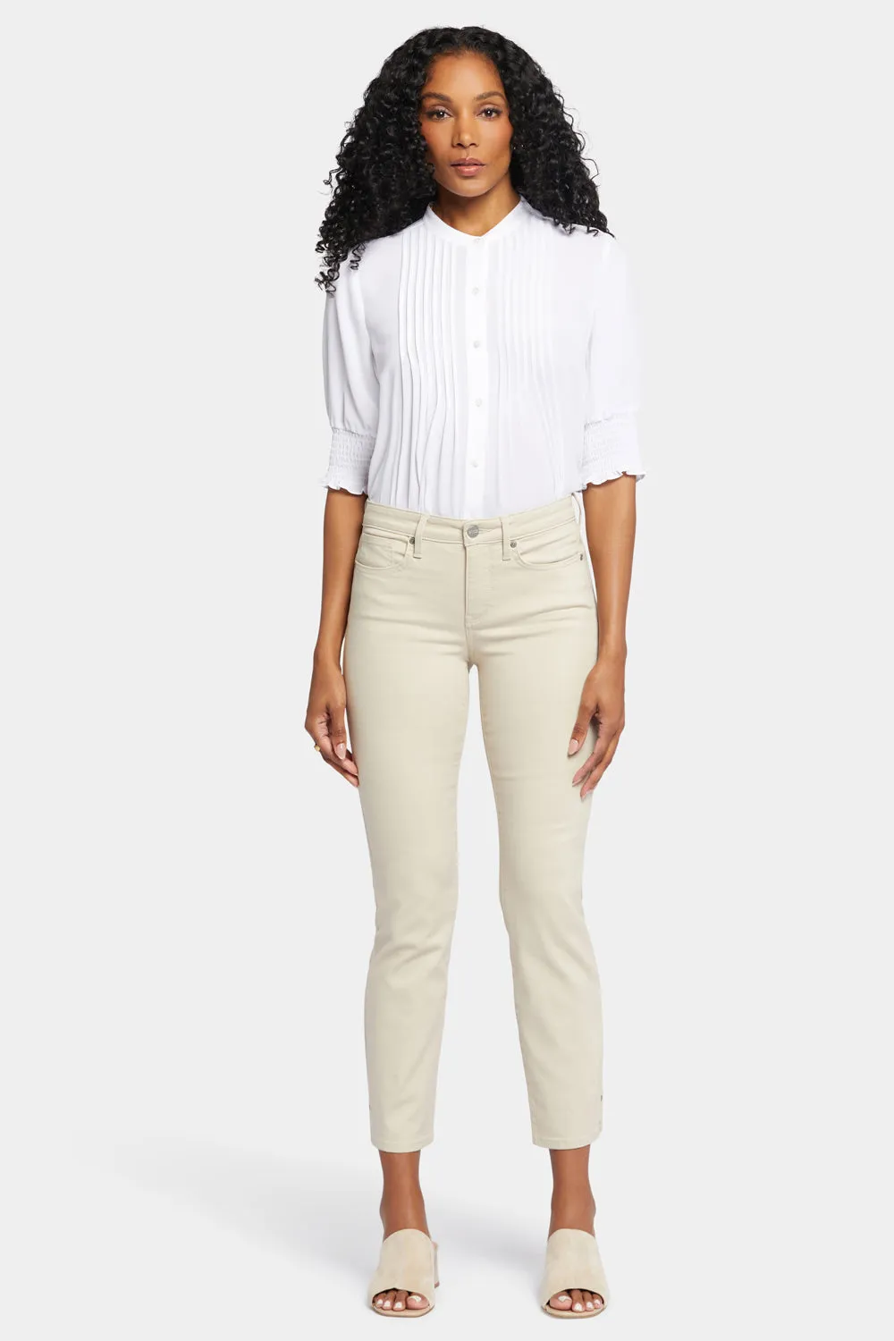 Sheri Slim Ankle Jeans - Feather sold by NYDJ