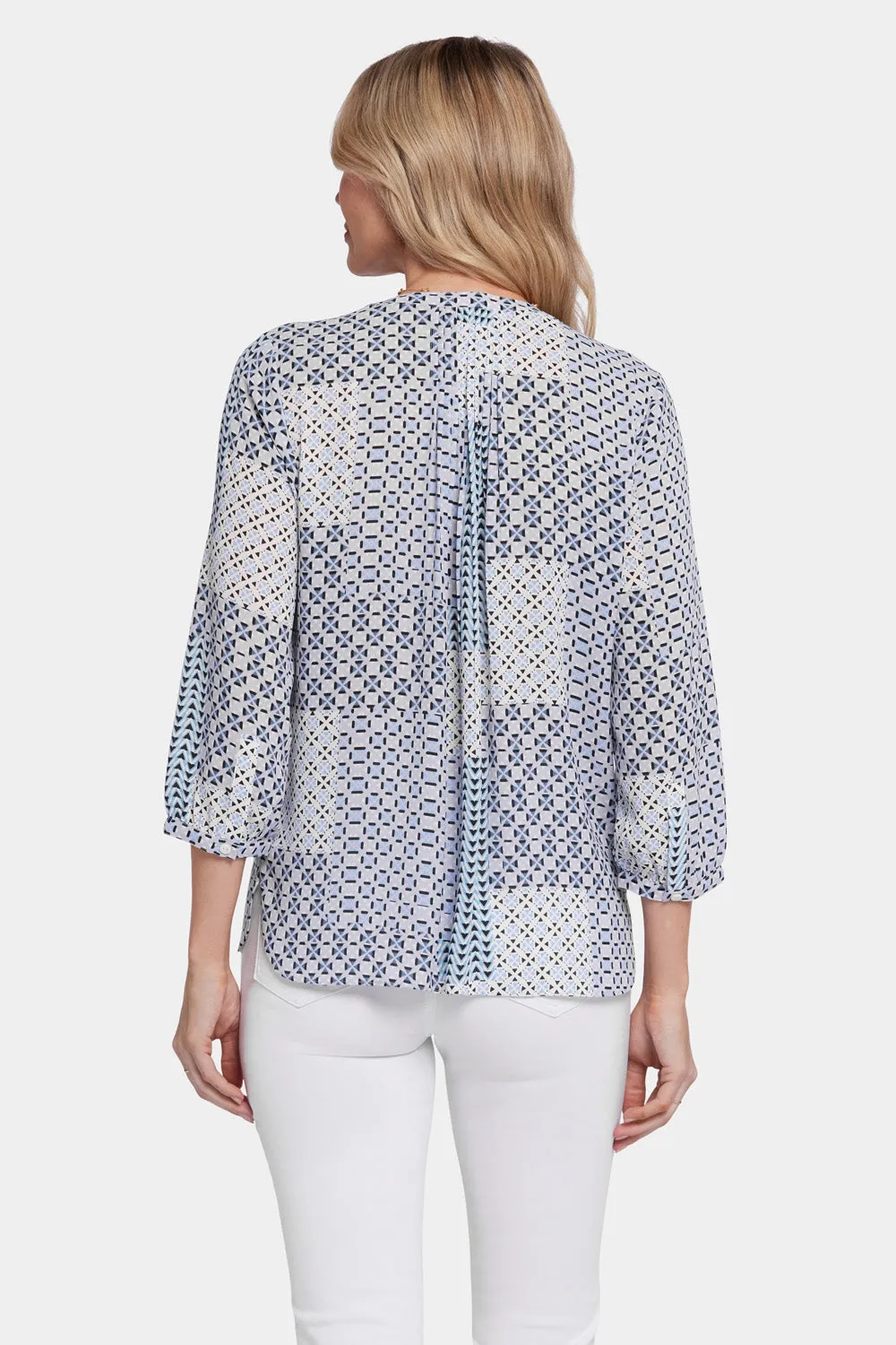Pintuck Blouse - Giona Geo sold by NYDJ product image thumbnail 2