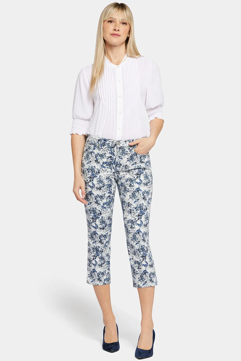Chloe Capri Jeans In Petite - Forest Lagoon sold by NYDJ product image thumbnail 4