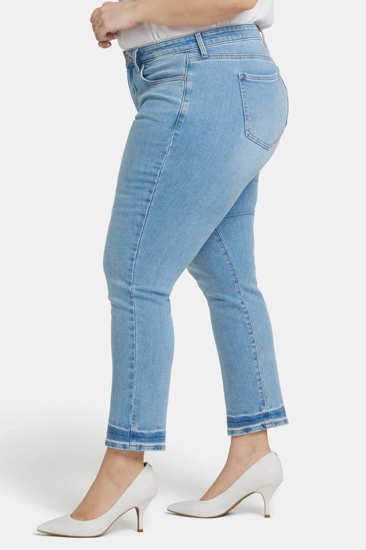 Sheri Slim Ankle Jeans In Plus Size - Riviera Sky sold by NYDJ product image thumbnail 3