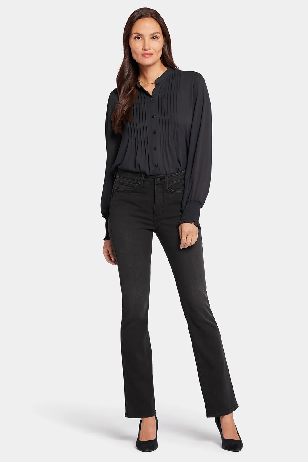 Slim Bootcut Jeans In Long Inseam - Legend sold by NYDJ