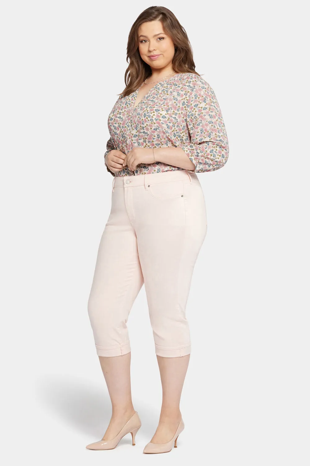 Marilyn Straight Crop Jeans In Plus Size - Pink Dusk sold by NYDJ product image thumbnail 5