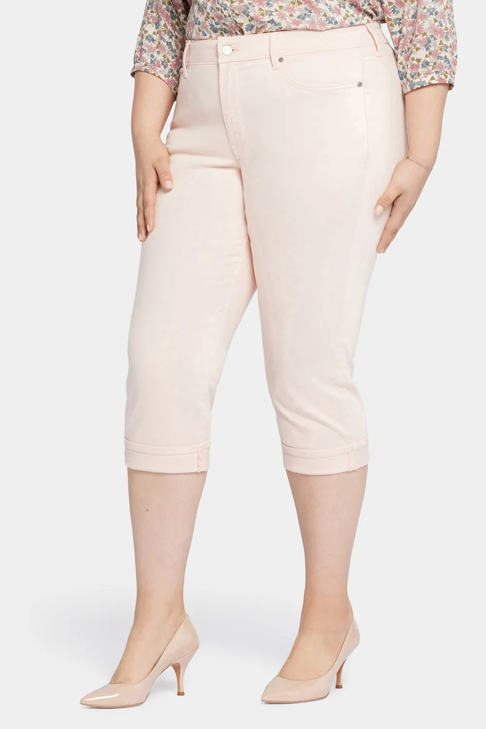 Marilyn Straight Crop Jeans In Plus Size - Pink Dusk sold by NYDJ product image thumbnail 3