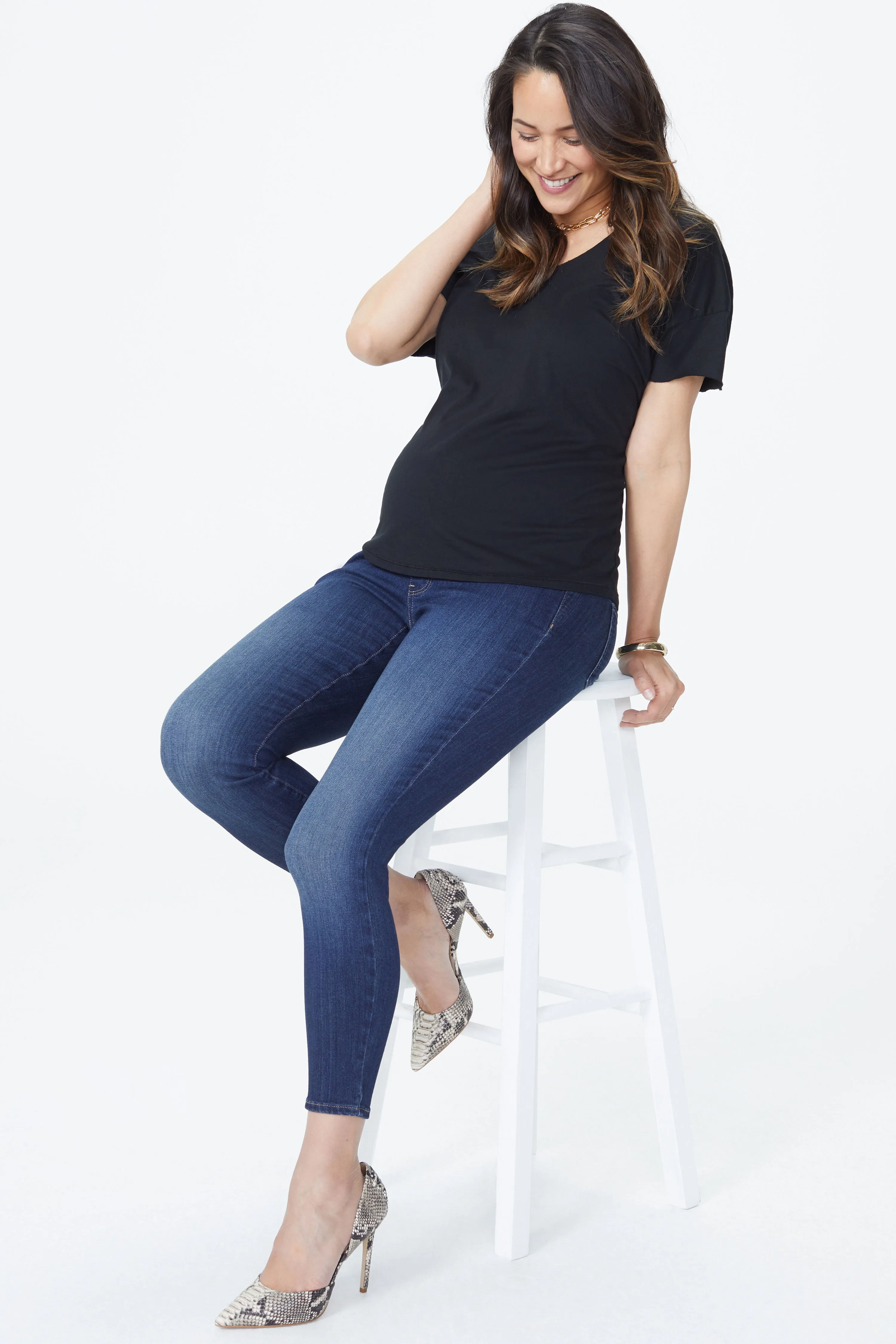 Ami Skinny Ankle Maternity Jeans - Big Sur sold by NYDJ
