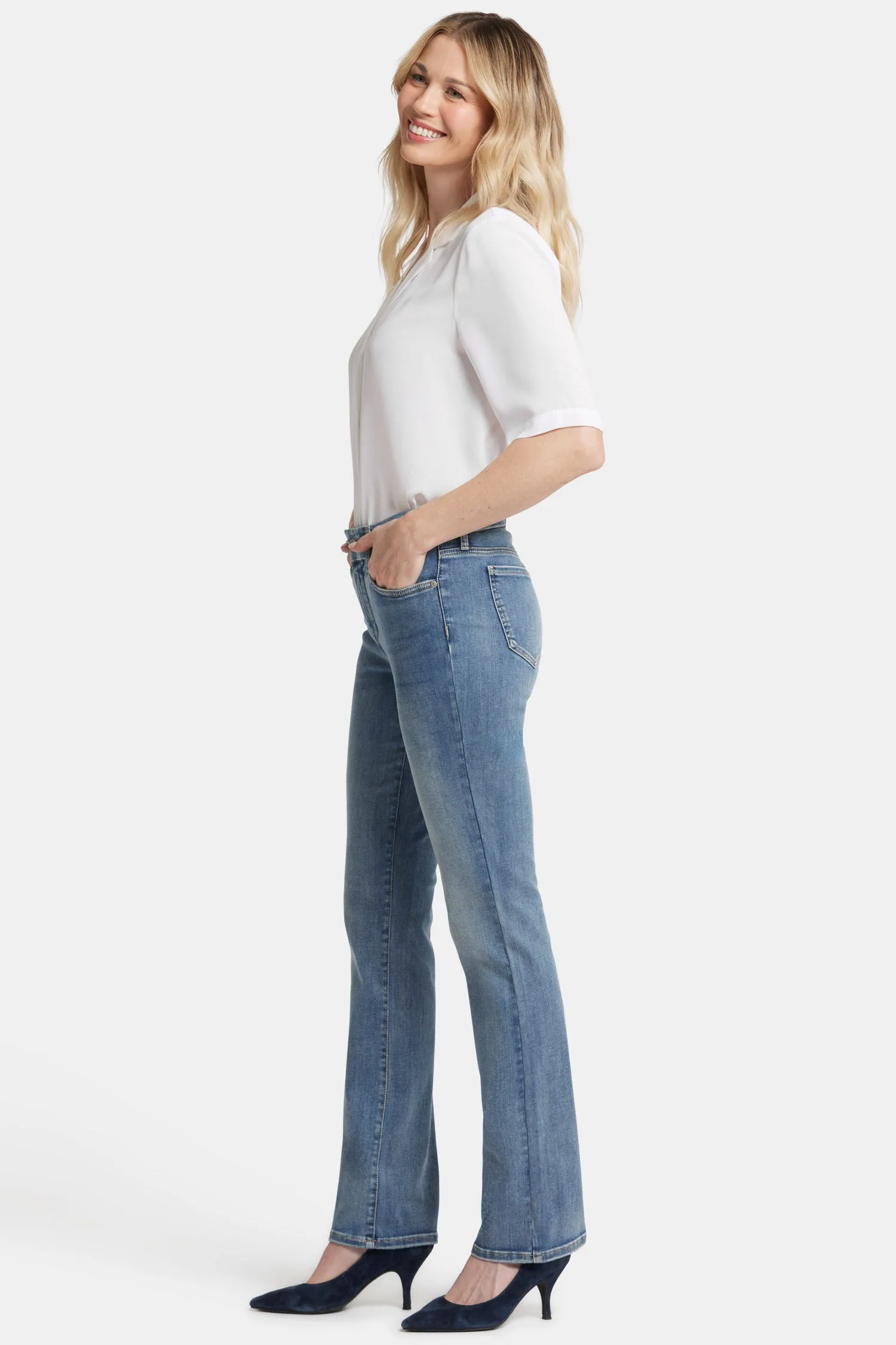 Waist-Match™ Marilyn Straight Jeans - Indigo Stream sold by NYDJ product image thumbnail 5