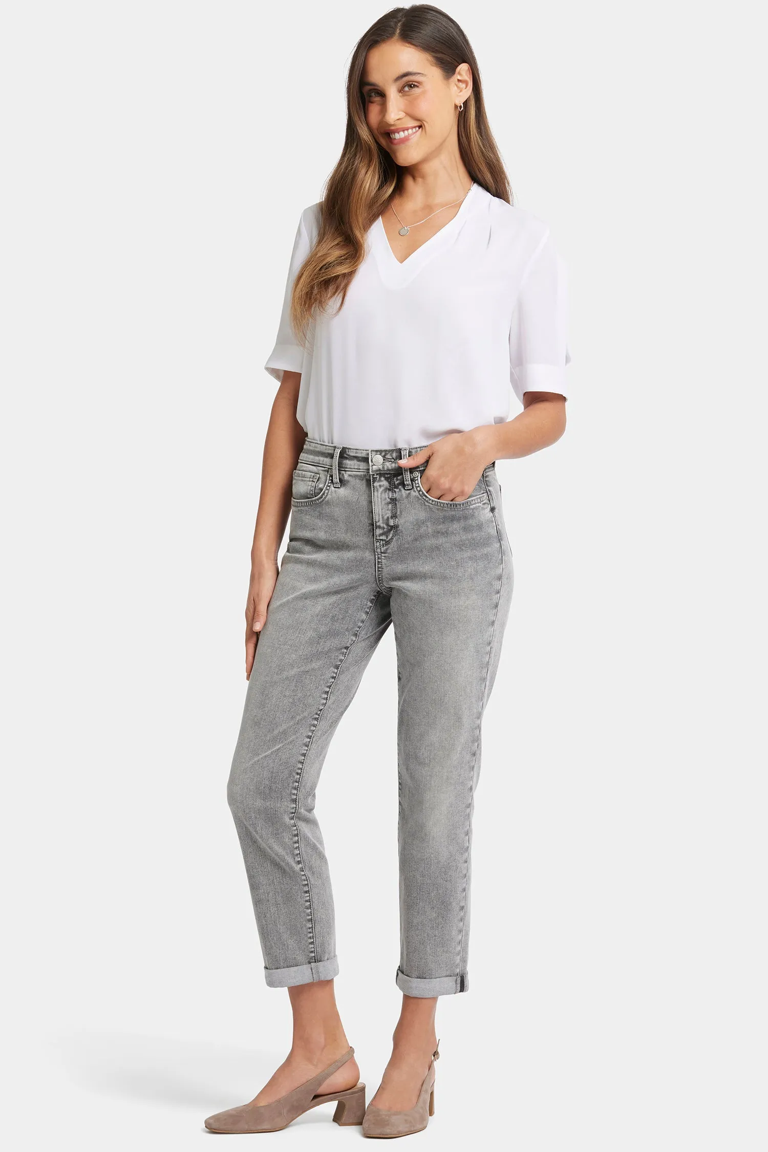Margot Girlfriend Jeans - Creekside sold by NYDJ product image thumbnail 4