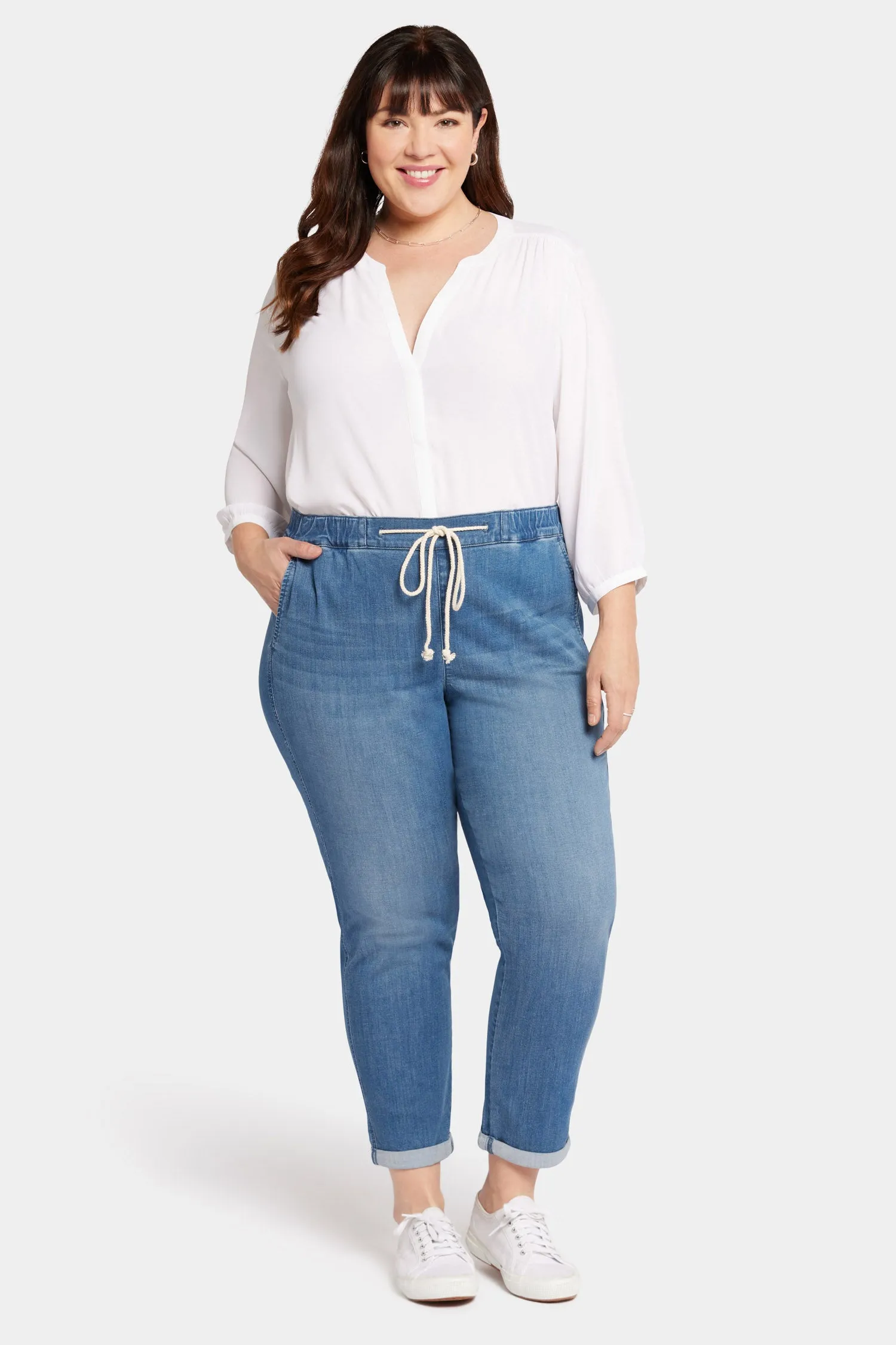 Slim Jogger Ankle Pants In Plus Size - Stunning sold by NYDJ product image thumbnail 4