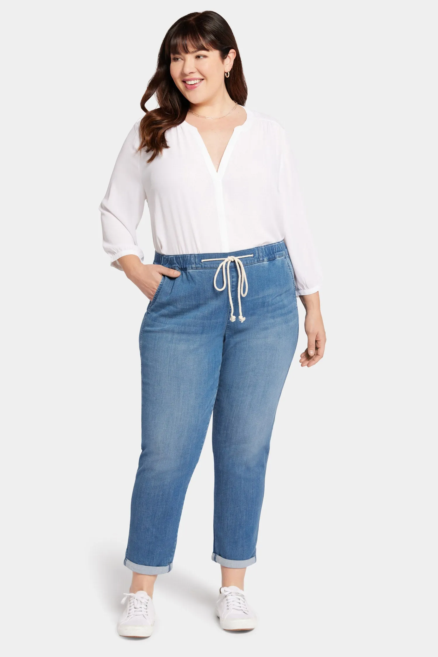 Slim Jogger Ankle Pants In Plus Size - Stunning sold by NYDJ