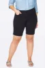 Briella 11 Inch Denim Shorts In Plus Size - Black sold by NYDJ