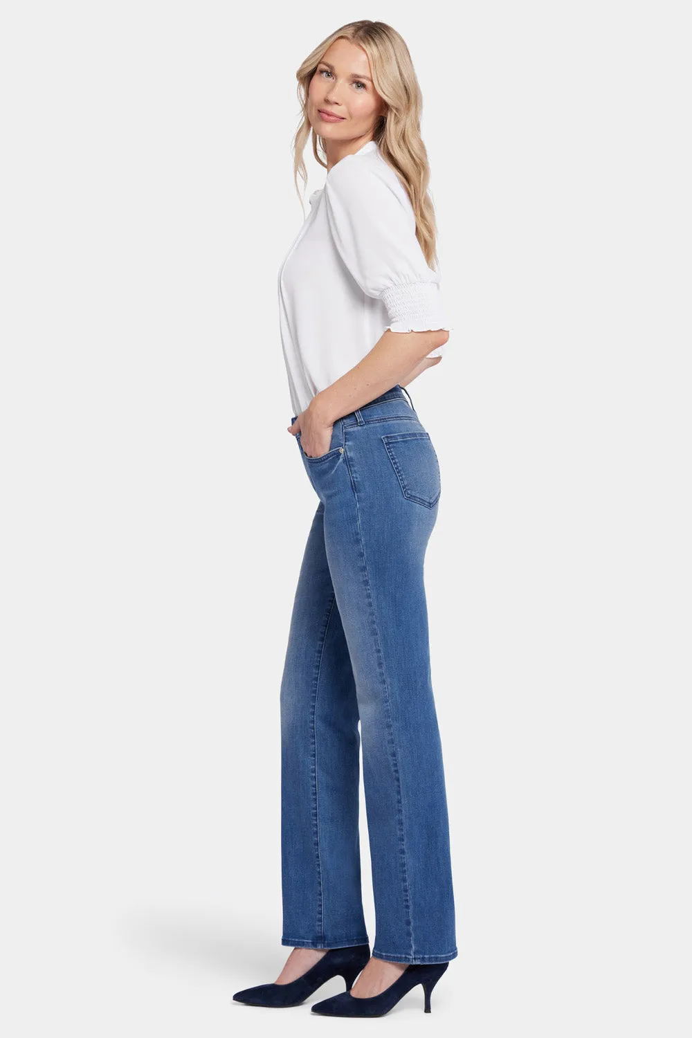 Bailey Relaxed Straight Jeans - Blue Island sold by NYDJ product image thumbnail 5