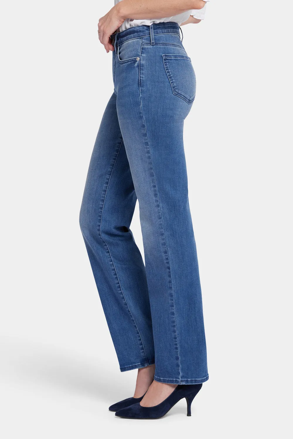 Bailey Relaxed Straight Jeans - Blue Island sold by NYDJ product image thumbnail 3