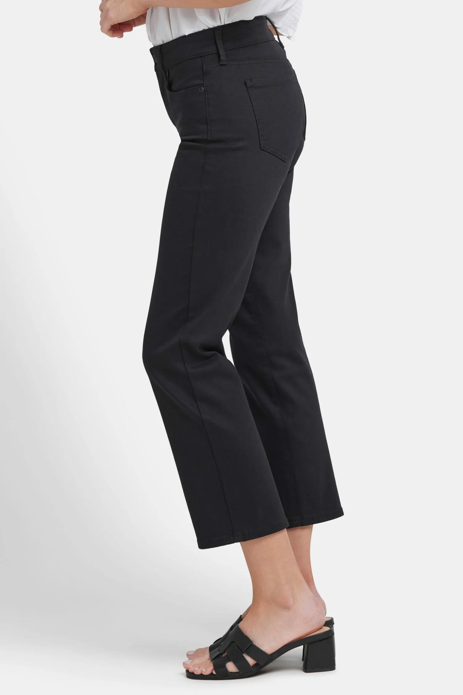 Marilyn Straight Ankle Jeans In Petite - Black sold by NYDJ product image thumbnail 3