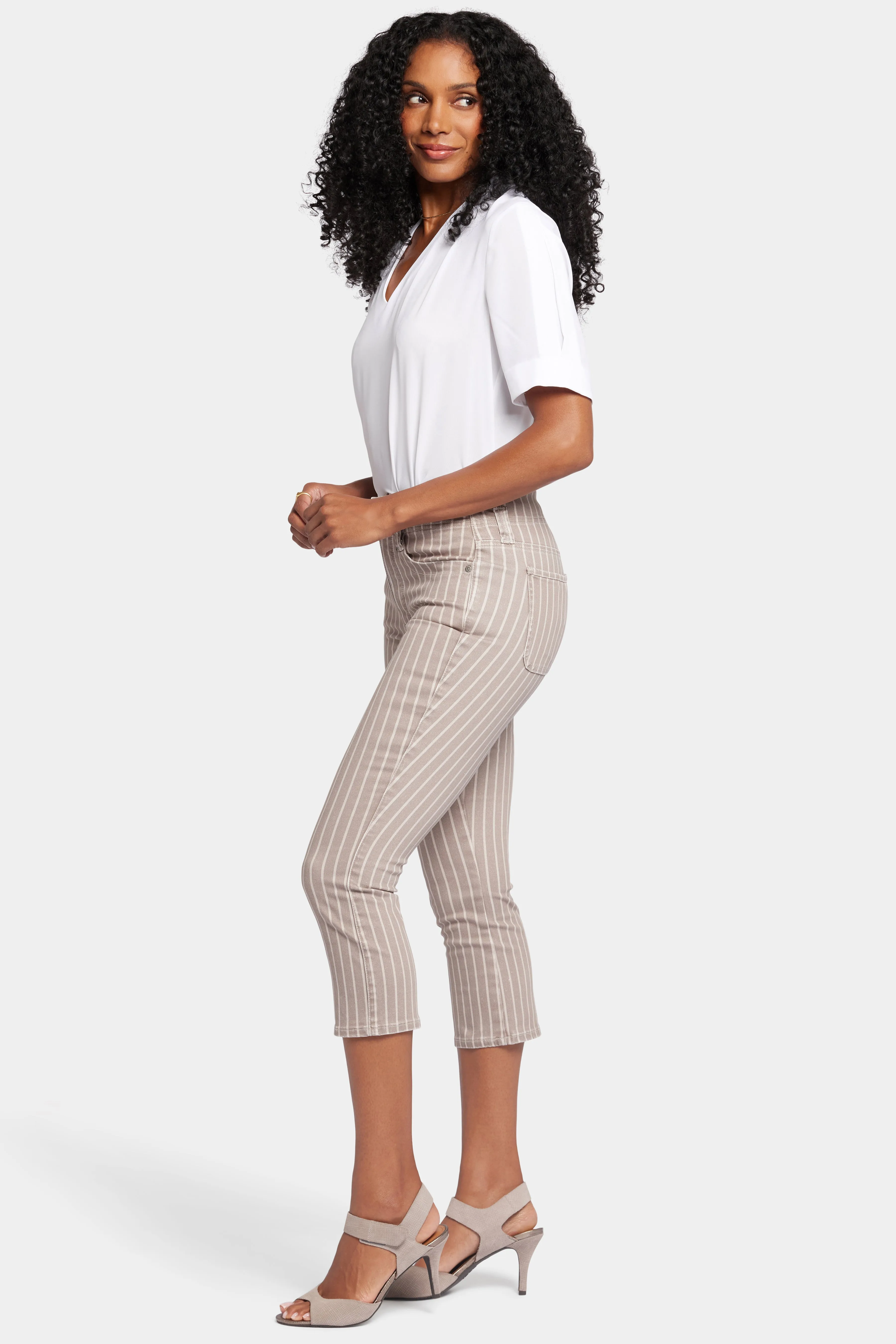 Ami Skinny Capri Jeans - Boardwalk Stripe sold by NYDJ product image thumbnail 5