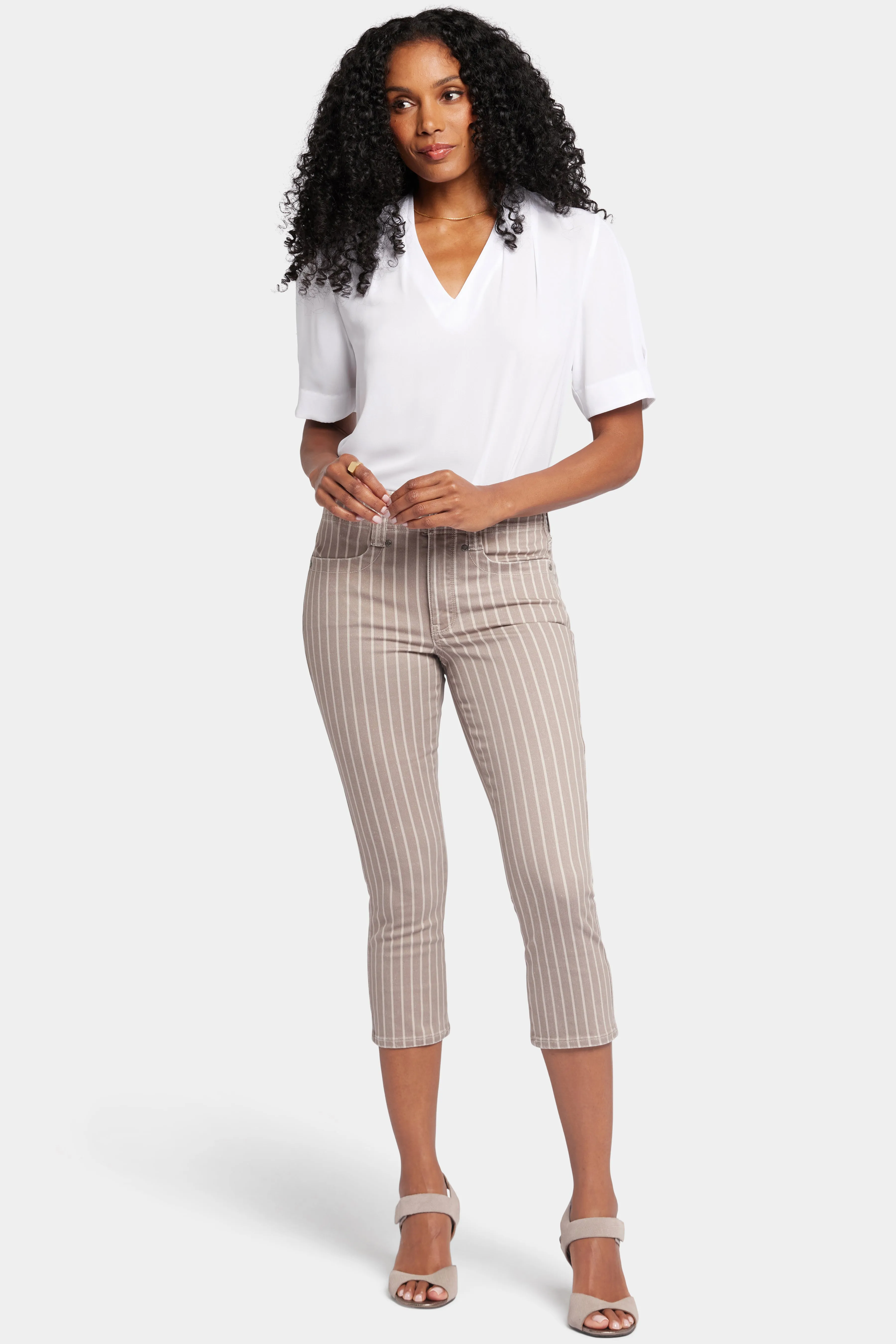 Ami Skinny Capri Jeans - Boardwalk Stripe sold by NYDJ product image thumbnail 4