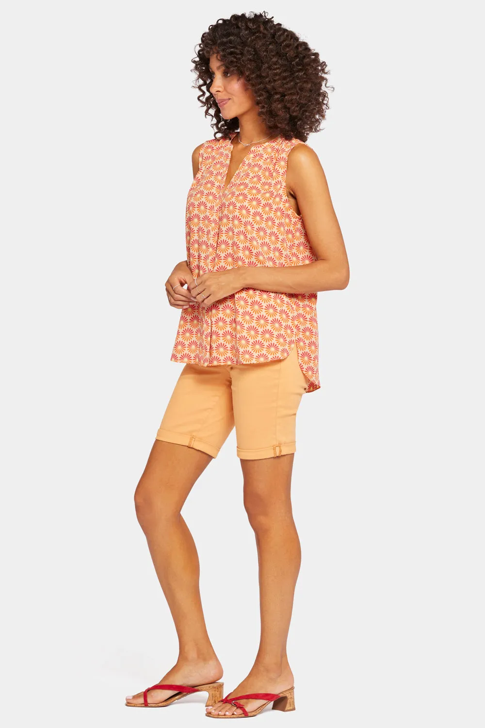 Sleeveless Pintuck Blouse - Morning Glory sold by NYDJ product image thumbnail 3