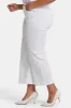 Teresa Wide Leg Ankle Jeans in Plus Size - Optic White sold by NYDJ
