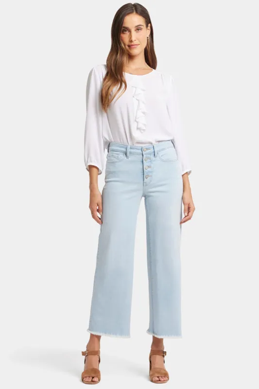 Teresa Wide Leg Ankle Jeans - Oceanfront sold by NYDJ