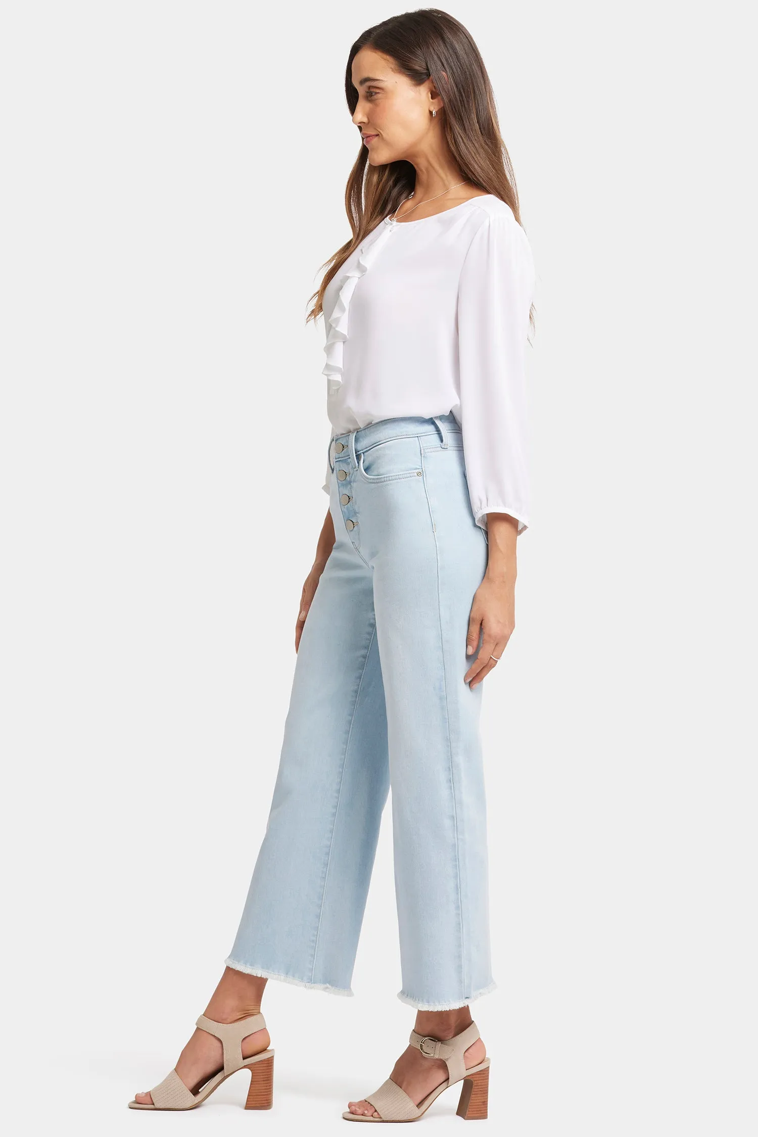 Teresa Wide Leg Ankle Jeans - Oceanfront sold by NYDJ product image thumbnail 5