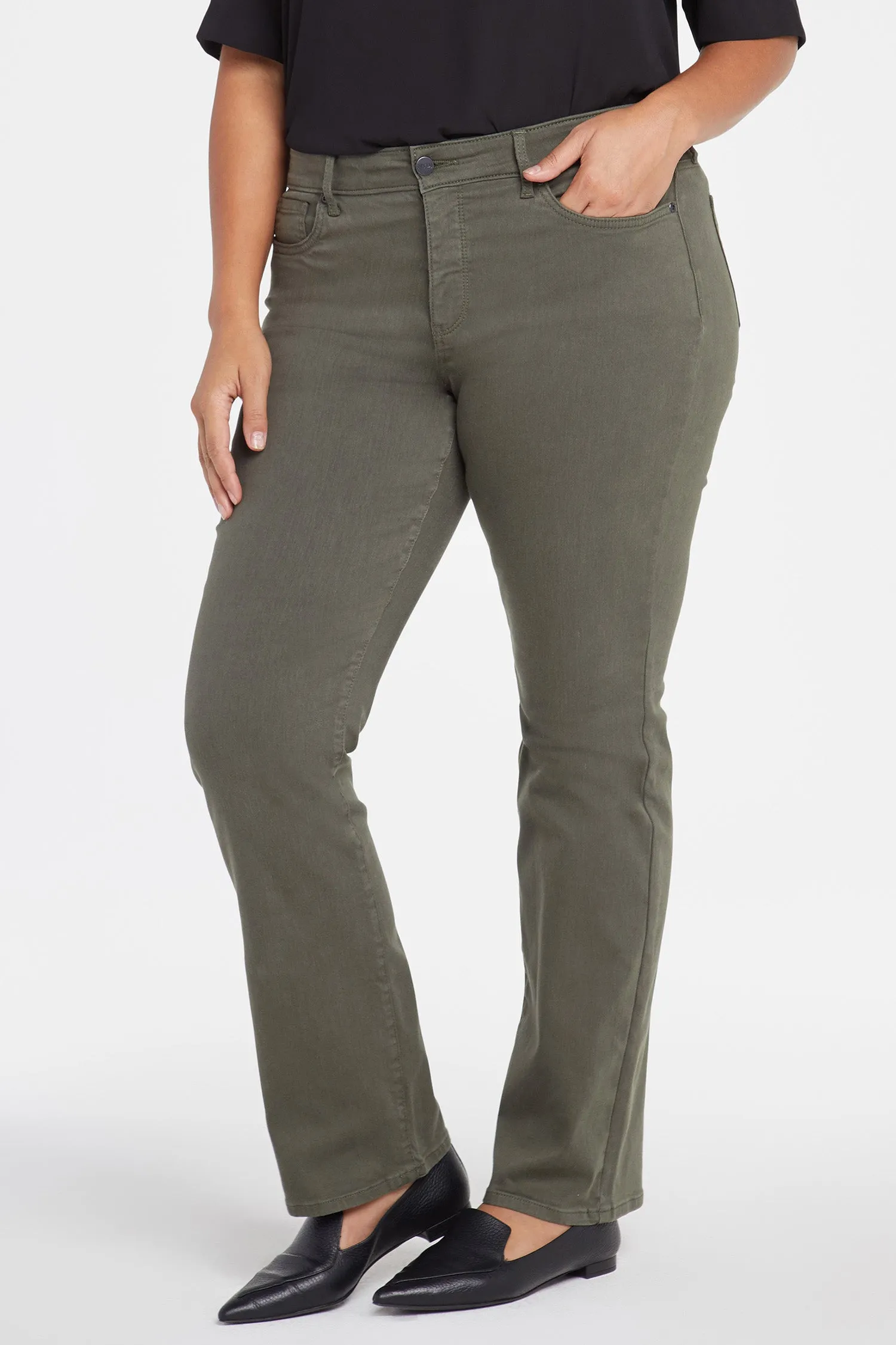 Marilyn Straight Jeans In Plus Size - Deep Depths sold by NYDJ product image thumbnail 3