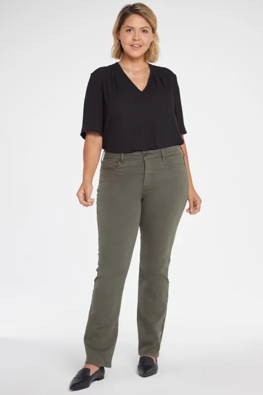 Marilyn Straight Jeans In Plus Size - Deep Depths sold by NYDJ