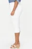 Marilyn Straight Crop Jeans In Plus Size - Optic White sold by NYDJ