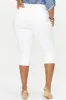 Marilyn Straight Crop Jeans In Plus Size - Optic White sold by NYDJ