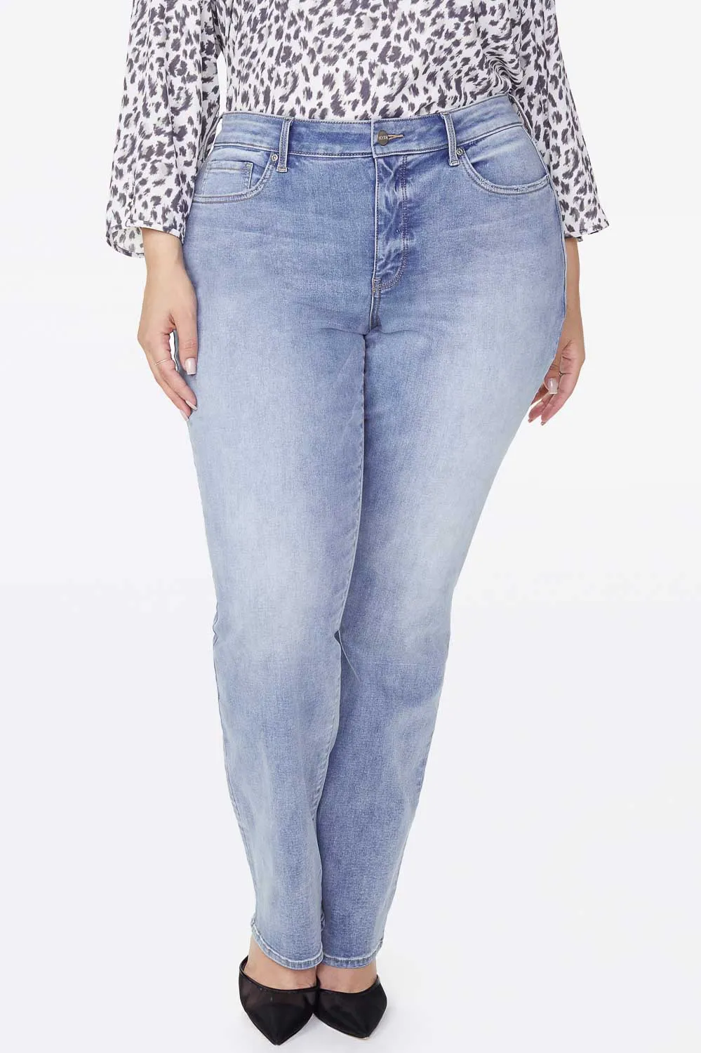 Marilyn Straight Jeans In Plus Size - Biscayne sold by NYDJ product image thumbnail 4