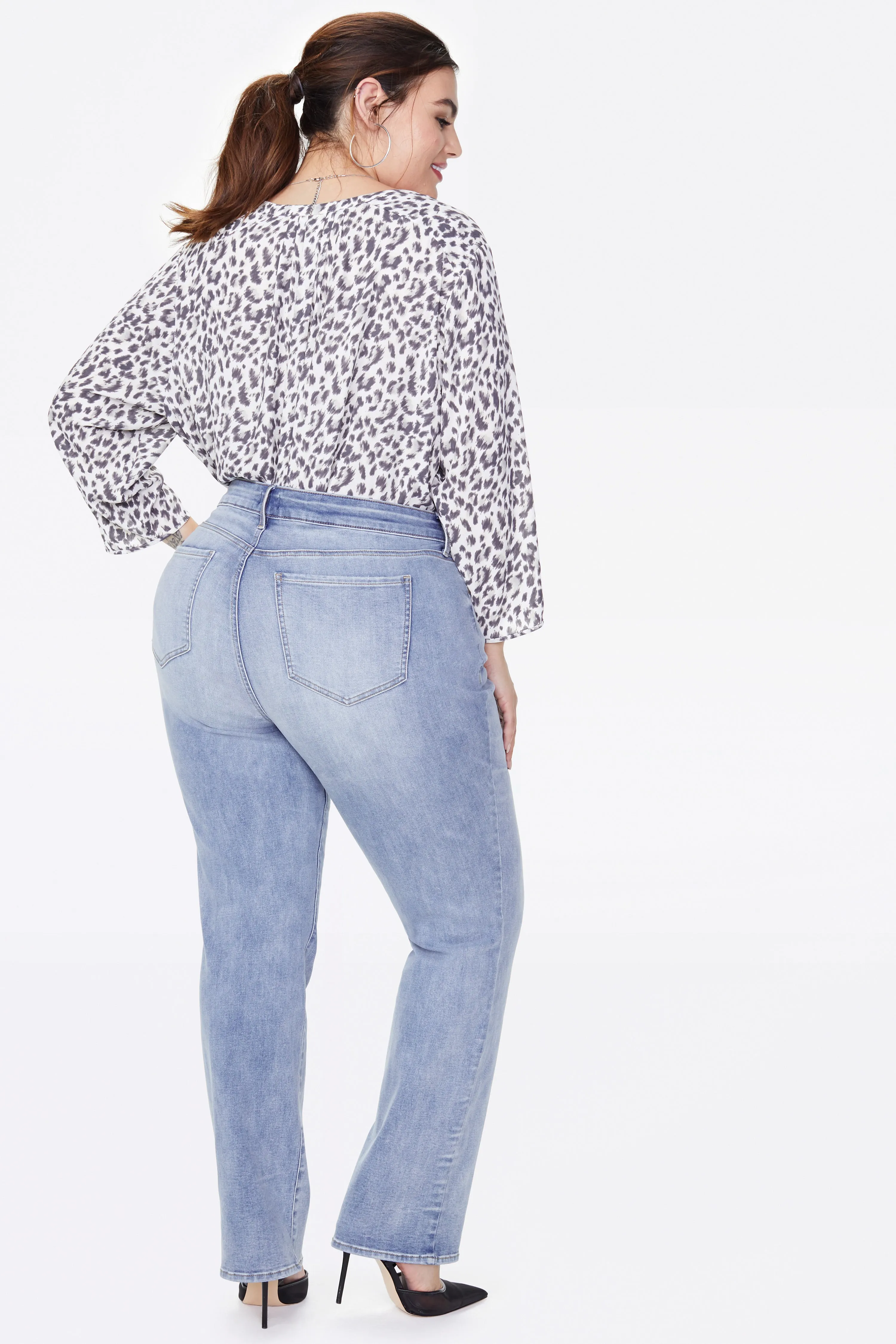 Marilyn Straight Jeans In Plus Size - Biscayne sold by NYDJ product image thumbnail 3
