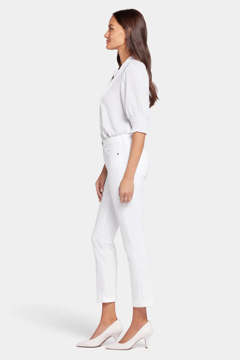 Sheri Slim Ankle Jeans - Optic White sold by NYDJ product image thumbnail 5