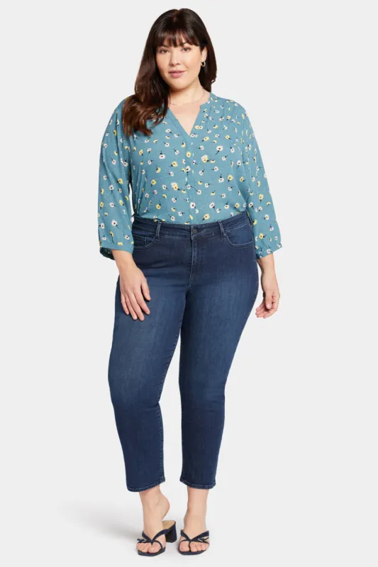 Marilyn Straight Ankle Jeans In Plus Size - Breathtaking sold by NYDJ