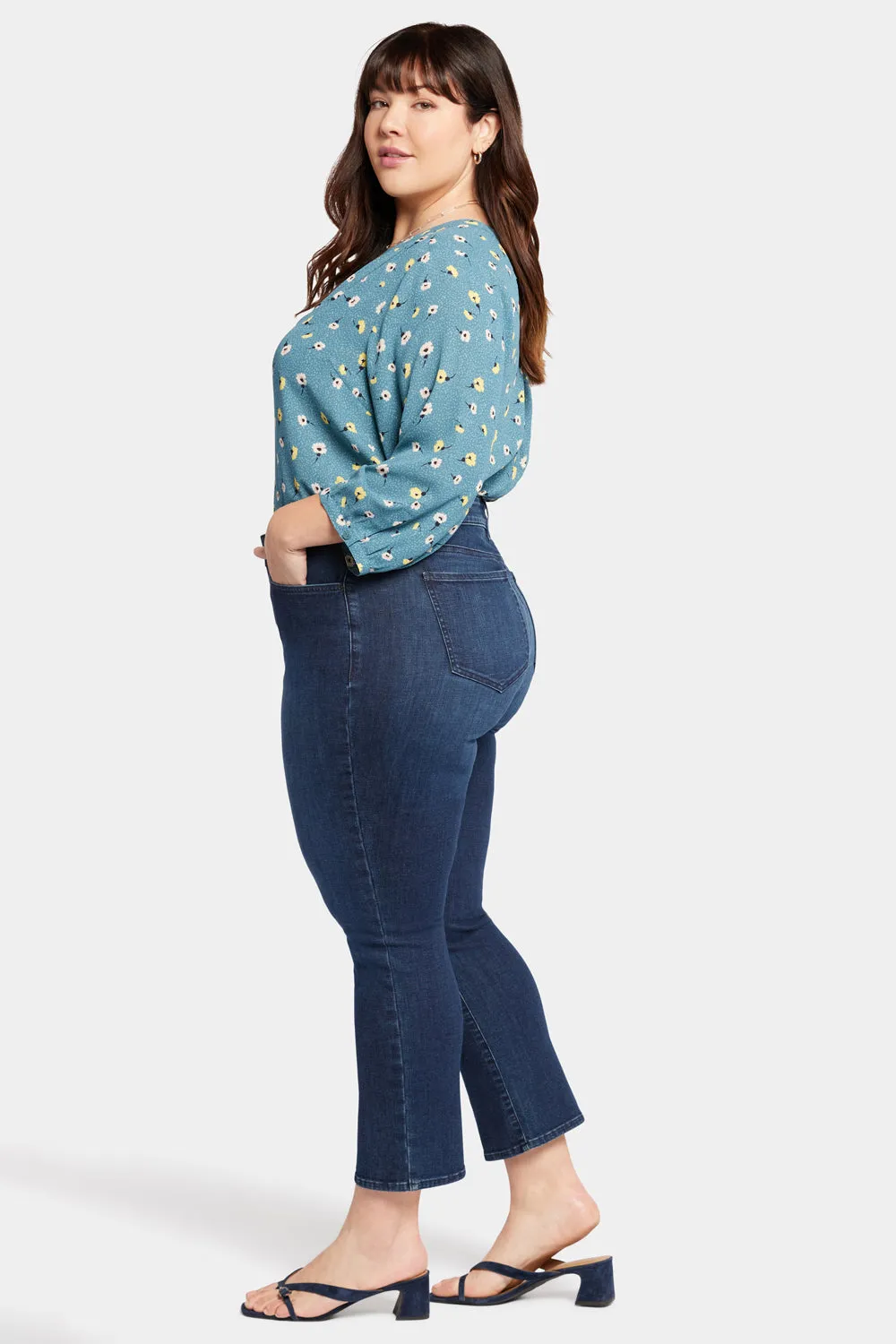 Marilyn Straight Ankle Jeans In Plus Size - Breathtaking sold by NYDJ product image thumbnail 5