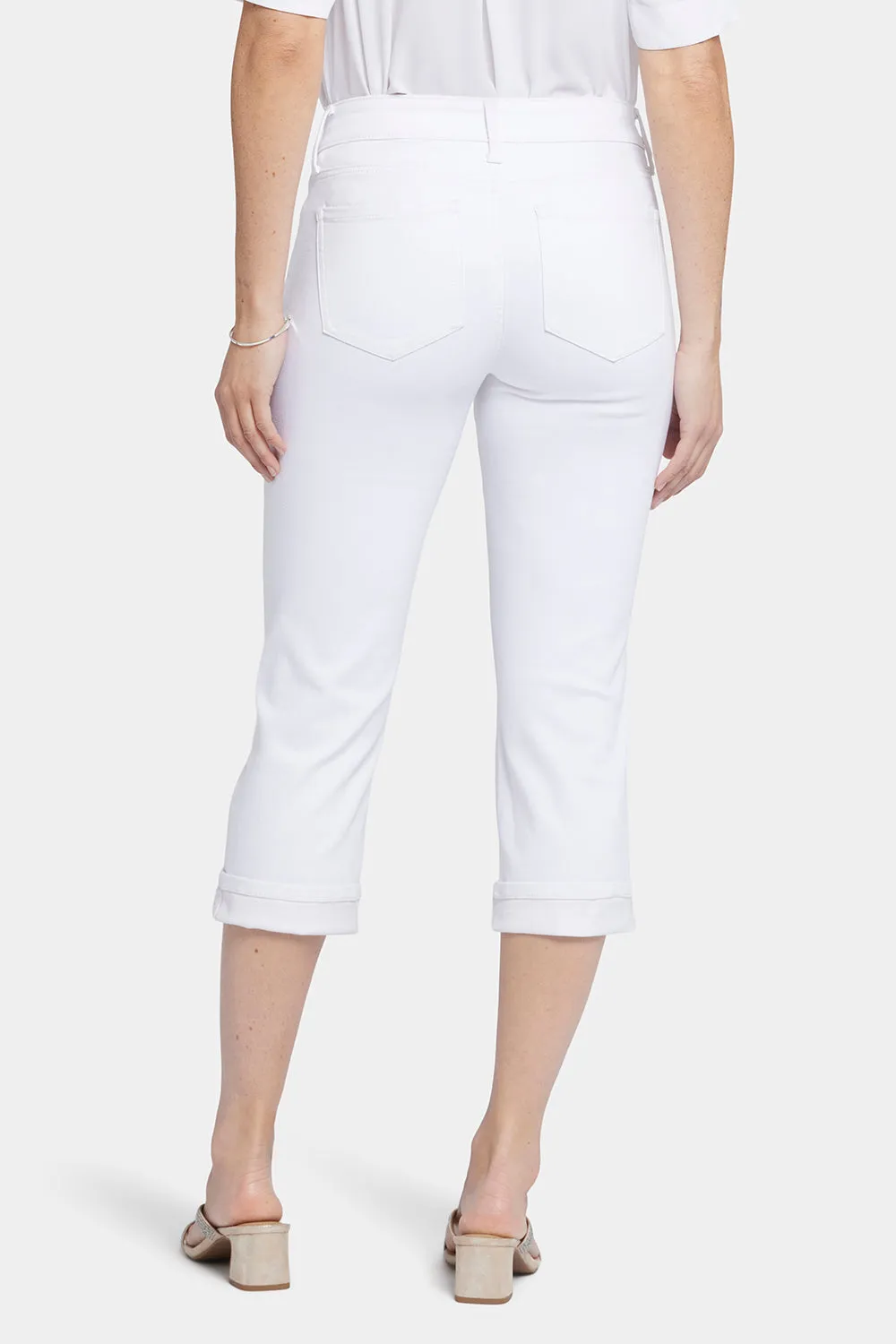 Marilyn Straight Crop Jeans - Optic White sold by NYDJ product image thumbnail 2