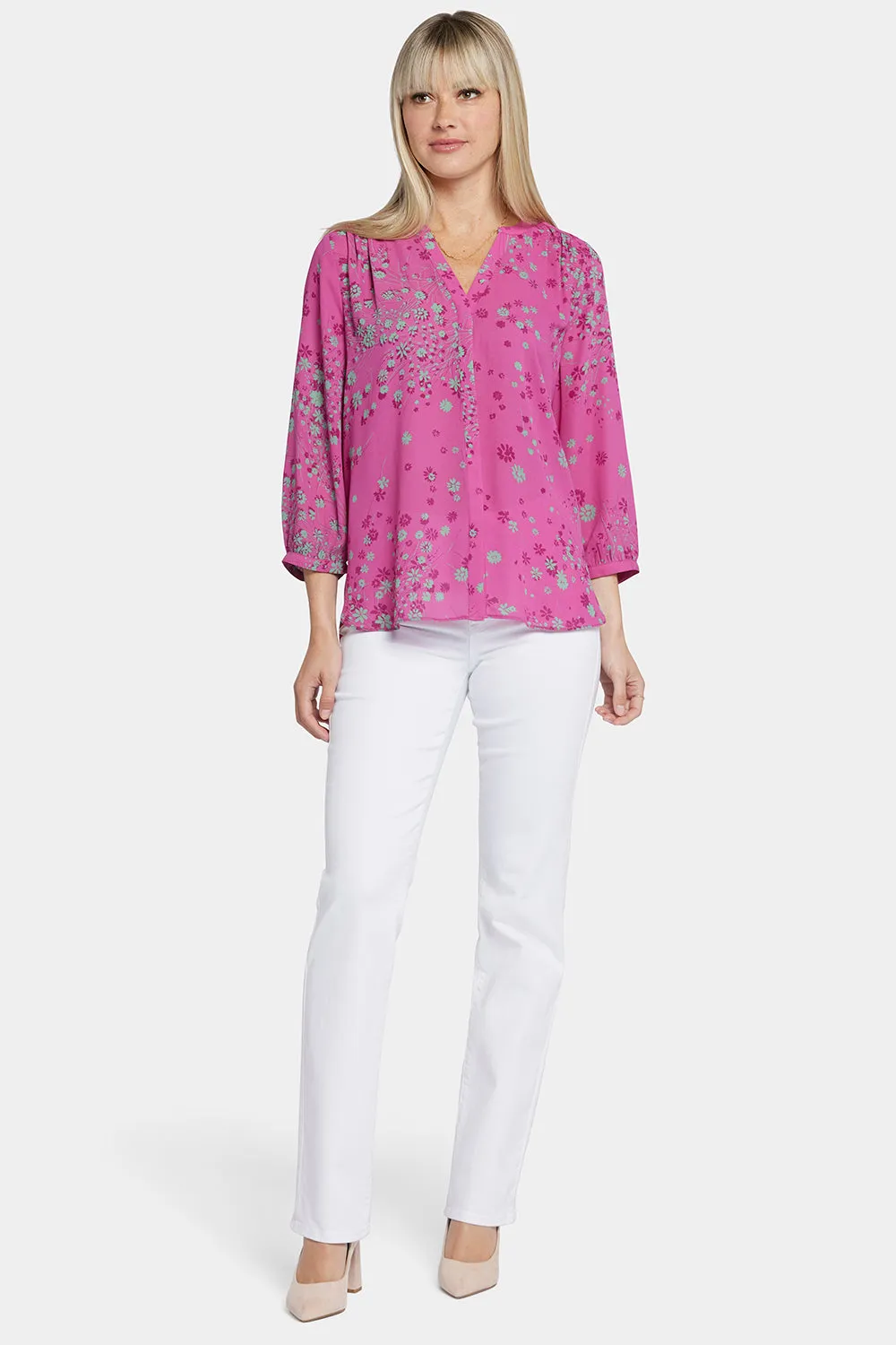Pintuck Blouse - Salome sold by NYDJ product image thumbnail 5