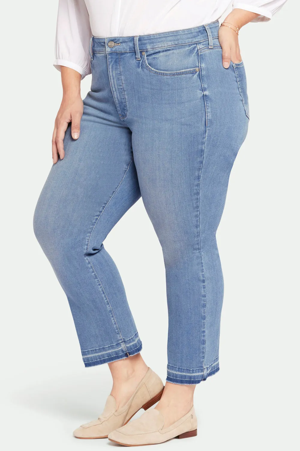 Marilyn Straight Ankle Jeans In Plus Size - Lovesick sold by NYDJ product image thumbnail 3