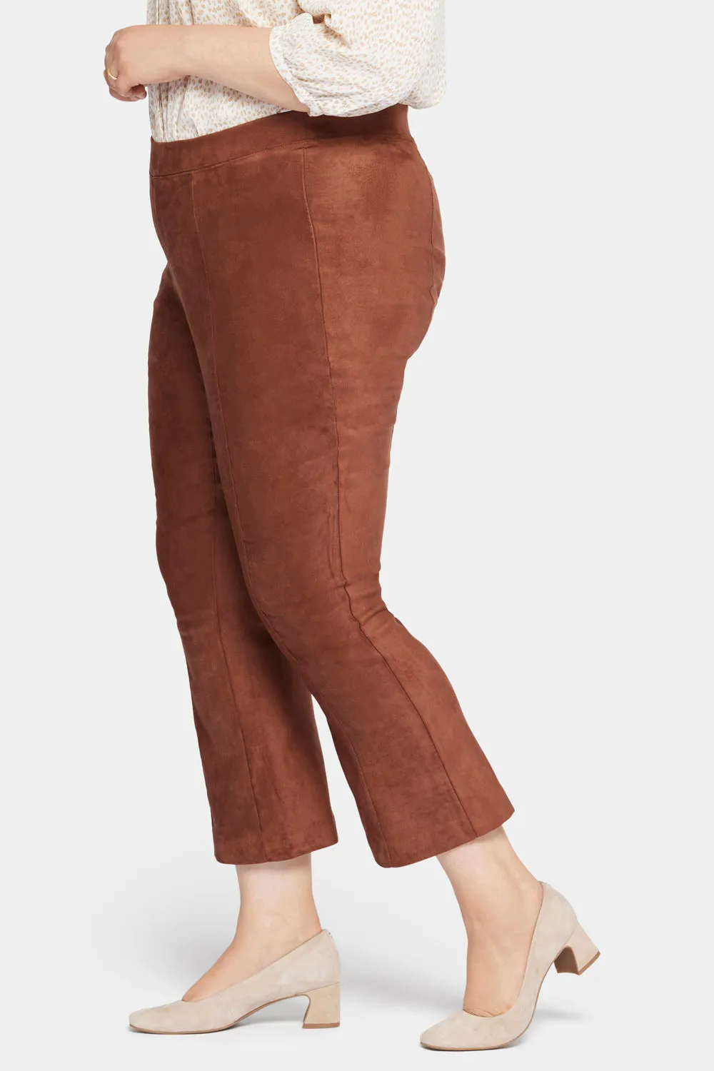 Slim Bootcut Pull-On Pants In Plus Size - Coffee Bean sold by NYDJ product image thumbnail 3