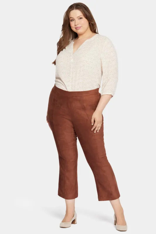 Slim Bootcut Pull-On Pants In Plus Size - Coffee Bean sold by NYDJ