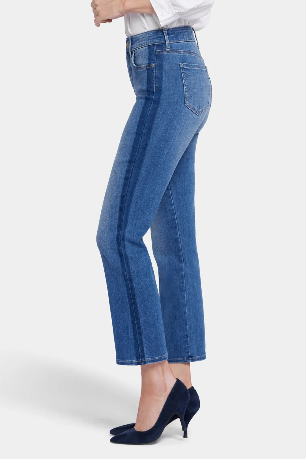Marilyn Straight Ankle Jeans - Azure Wave sold by NYDJ product image thumbnail 3