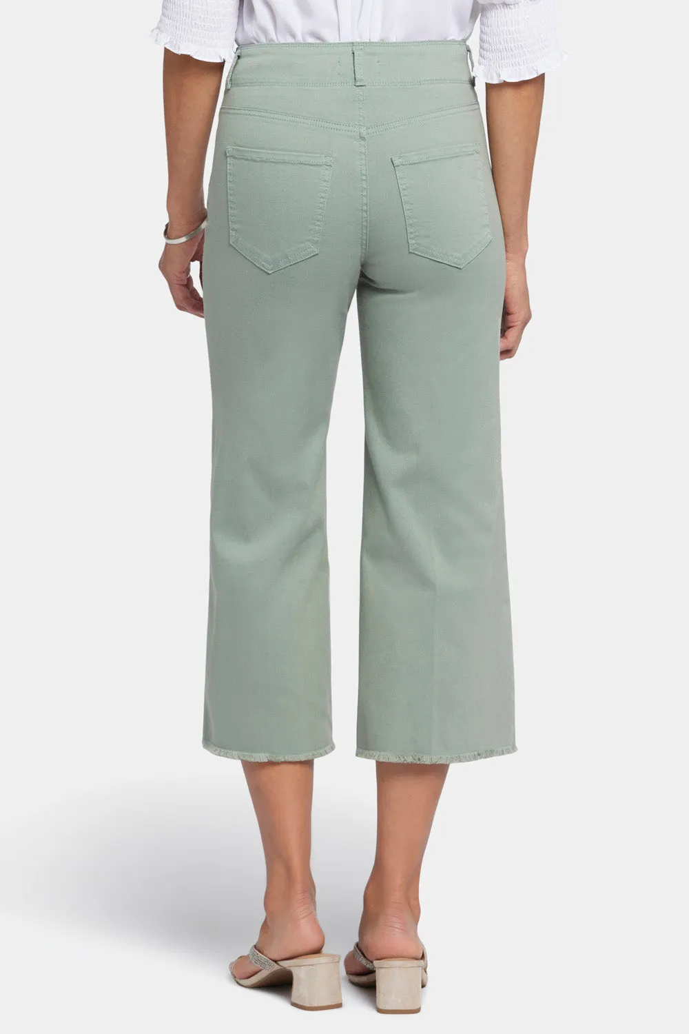Brigitte Wide Leg Capri Jeans - Lily Pad sold by NYDJ product image thumbnail 2