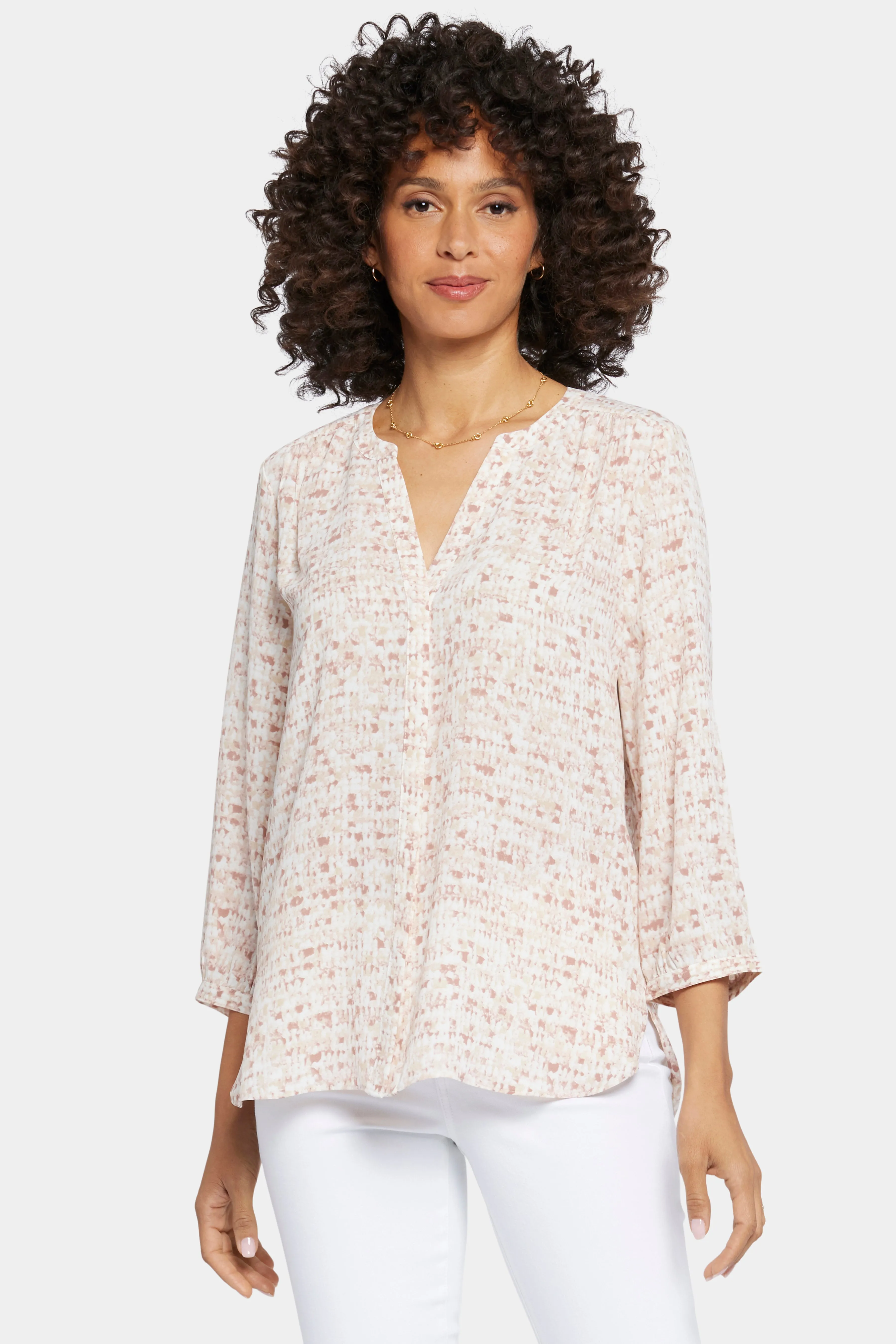 Pintuck Blouse - Prairie Grove sold by NYDJ product image thumbnail 4