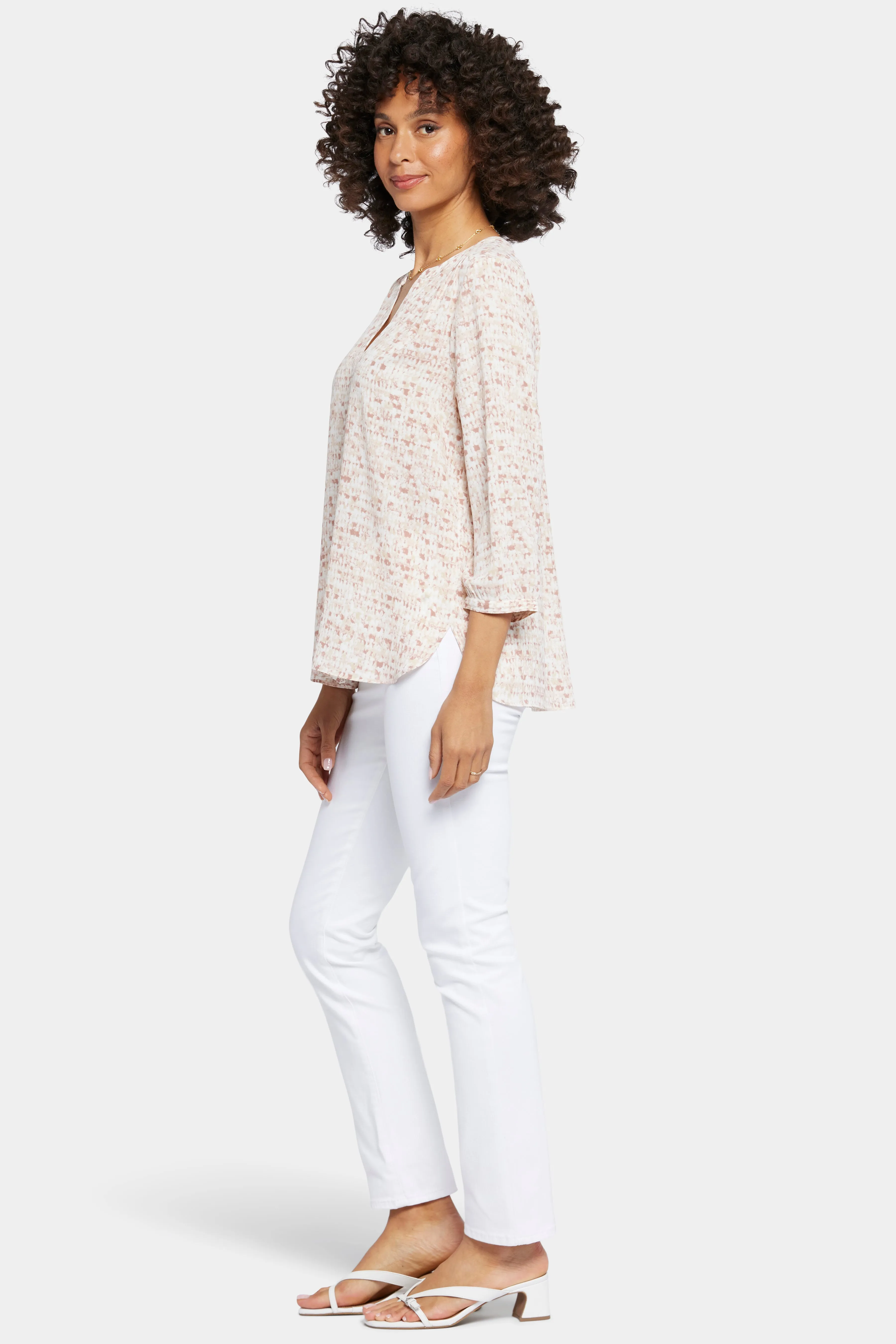 Pintuck Blouse - Prairie Grove sold by NYDJ product image thumbnail 3