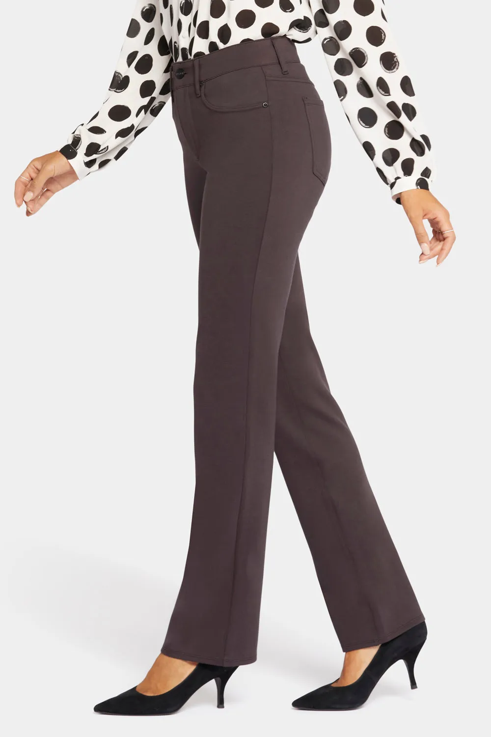 Marilyn Straight Pants - Cordovan sold by NYDJ product image thumbnail 3