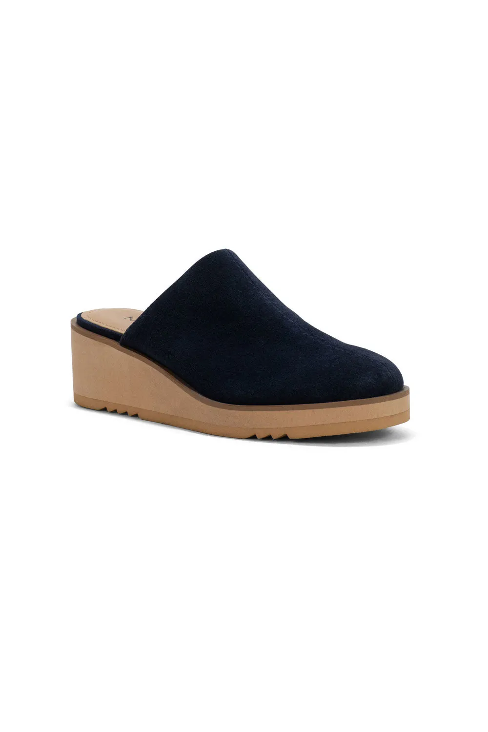 Edmond Wedge Mules - Navy sold by NYDJ