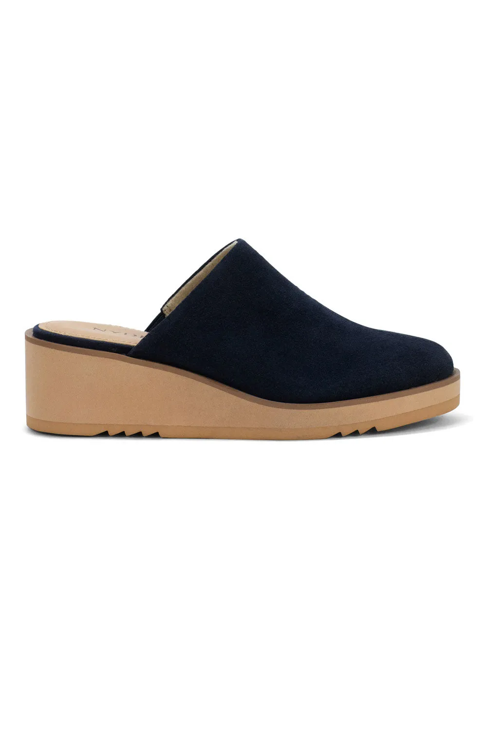 Edmond Wedge Mules - Navy sold by NYDJ product image thumbnail 2