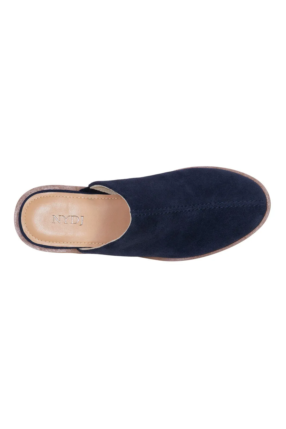 Edmond Wedge Mules - Navy sold by NYDJ product image thumbnail 4