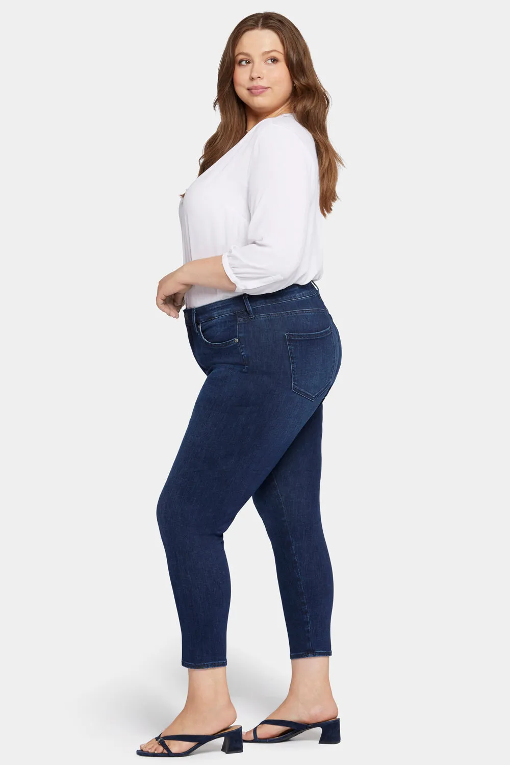 Le Silhouette Ami Skinny Jeans In Petite Plus Size - Marvelous sold by NYDJ product image thumbnail 3