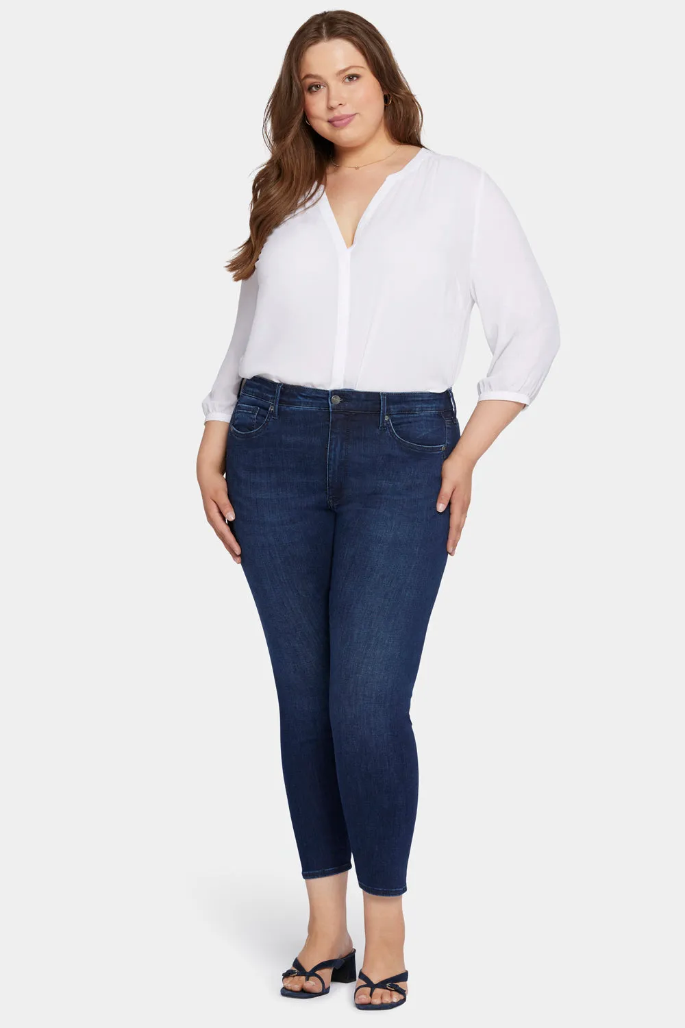 Le Silhouette Ami Skinny Jeans In Petite Plus Size - Marvelous sold by NYDJ